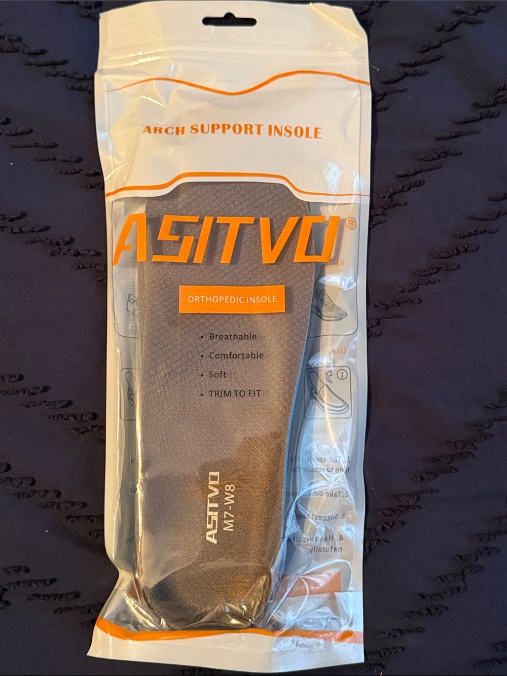 NWT ASITVO Unisex Orthopedic Arch Support Insoles